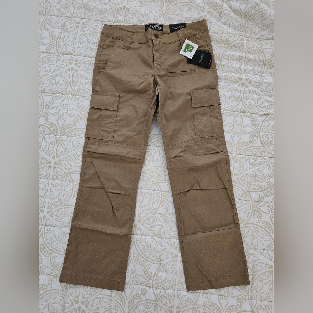 LA Police Gear Women's Stretch Ops Tactical Pants - Coyote